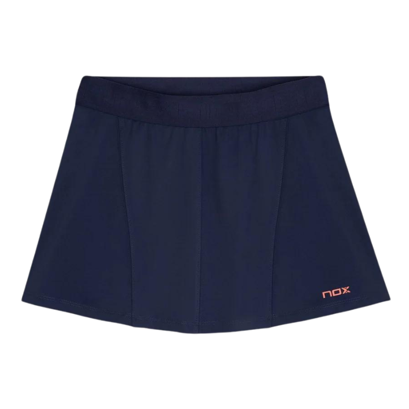 Jupe Nox Pro Bleu Marine Femme Face - Esprit Padel Shop