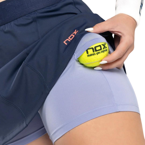 Jupe Nox Pro Bleu Marine Femme Mannequin Poche - Esprit Padel Shop