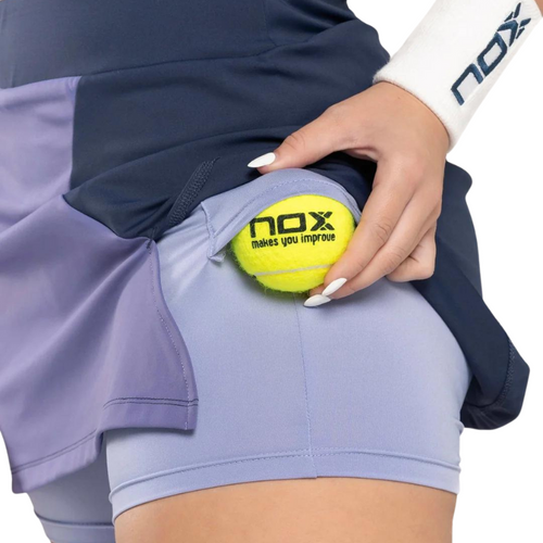 Jupe Nox Pro Violet Femme Poche - Esprit Padel Shop