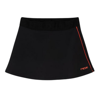 Jupe Nox Team Noir Femme Face - Esprit Padel Shop