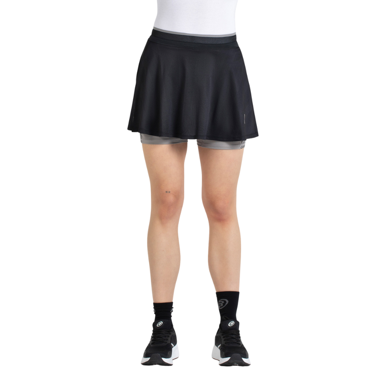 Saia Bullpadel Tesan Mulher Preto - Esprit Padel Shop