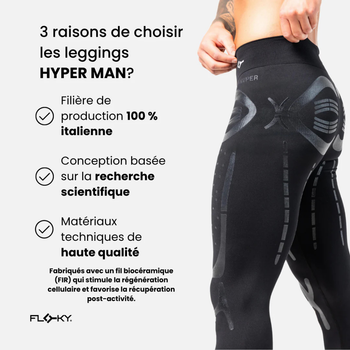 Legging de compression Floky Hyper Man - Esprit Padel Shop