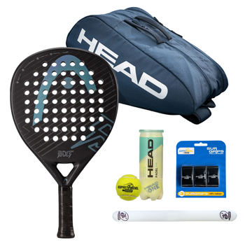 Pack Head Débutant Bolt Noir 2025 - Esprit Padel Shop