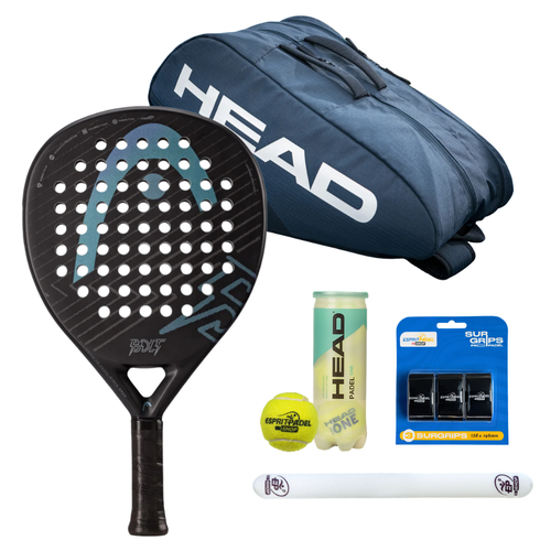 Pack Head Débutant Bolt Noir 2025 - Esprit Padel Shop