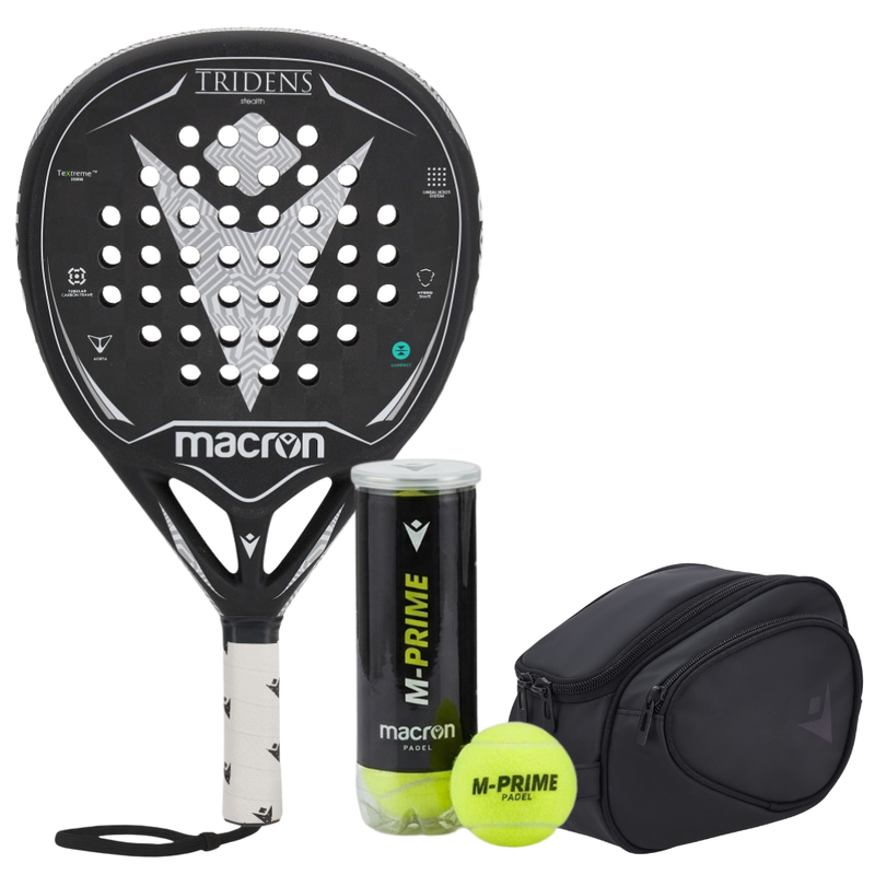 Raquette de padel Macron Tridens Stealth Pro - Esprit Padel Shop