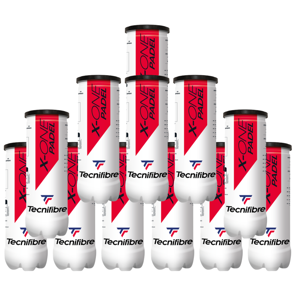 Pack de 12 botes de pelotas Tecnifibre X-One - Esprit Padel Shop