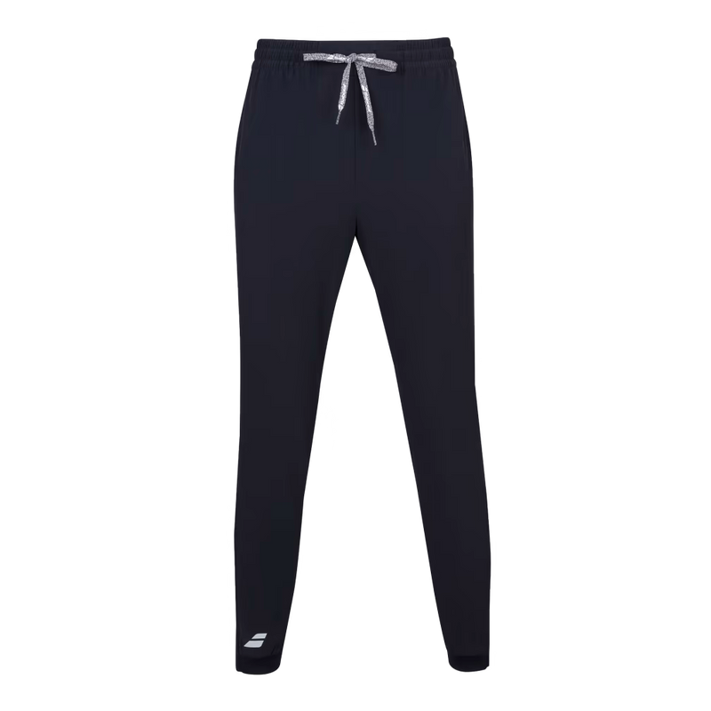 Pantalon de survêtement Babolat Play Pant Noir Femme Face - Esprit Padel Shop