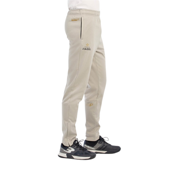 Pantalon de survêtement Bullpadel Bario Beige - Esprit Padel Shop