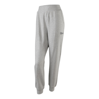 Pantalon de survêtement Wilson Chi Jogger Gris Femme Face - Esprit Padel Shop