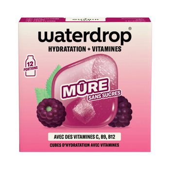 Pastilles d'hydratation Waterdrop Microdrink Mûre x12 - Esprit Padel Shop