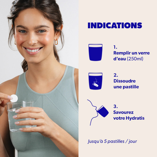 Pastilles d'hydratation Hydratis Kiwi - Esprit Padel Shop
