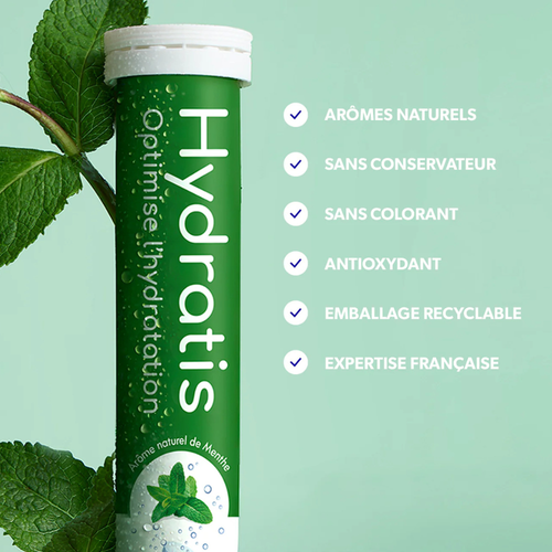 Pastilles d'hydratation Hydratis Menthe - Esprit Padel Shop