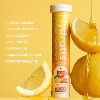 Pastilles d'hydratation Hydratis Miel/Citron - Esprit Padel Shop