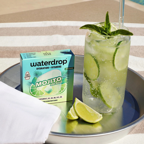 Pastilles d'hydratation Waterdrop Microdrink Mojito x12 - Esprit Padel Shop
