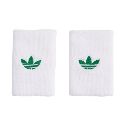 Poignets Éponge Adidas L Blanc/Vert x2 - Esprit Padel Shop