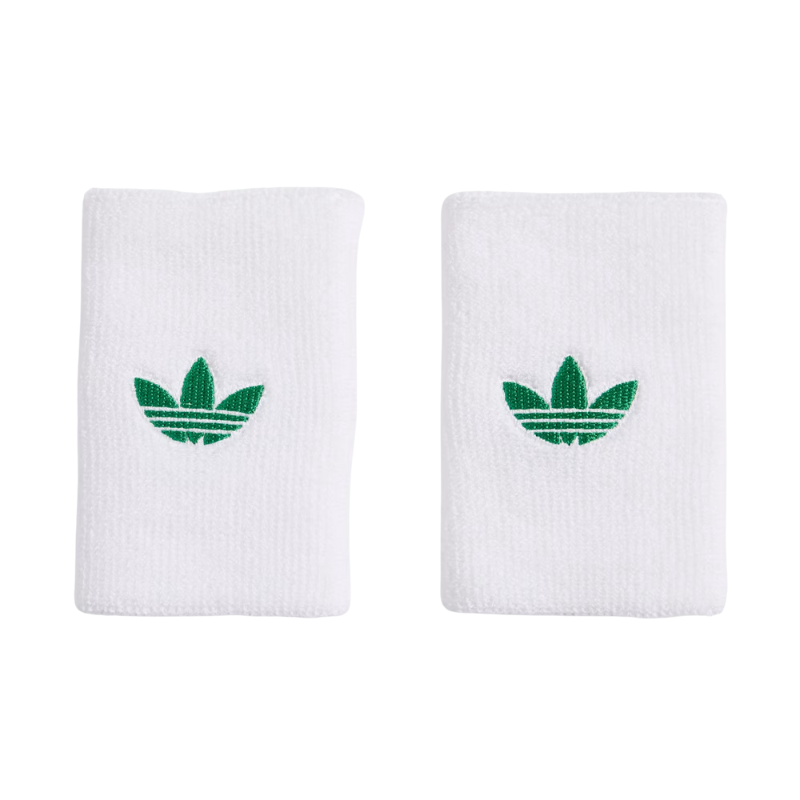 Poignets Éponge Adidas L Blanc/Vert x2 - Esprit Padel Shop