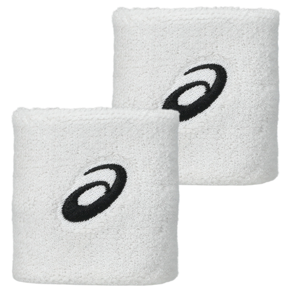 Asics Wristbands White x2 - Esprit Padel Shop