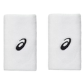 Asics Long White Terry Wristbands x2
