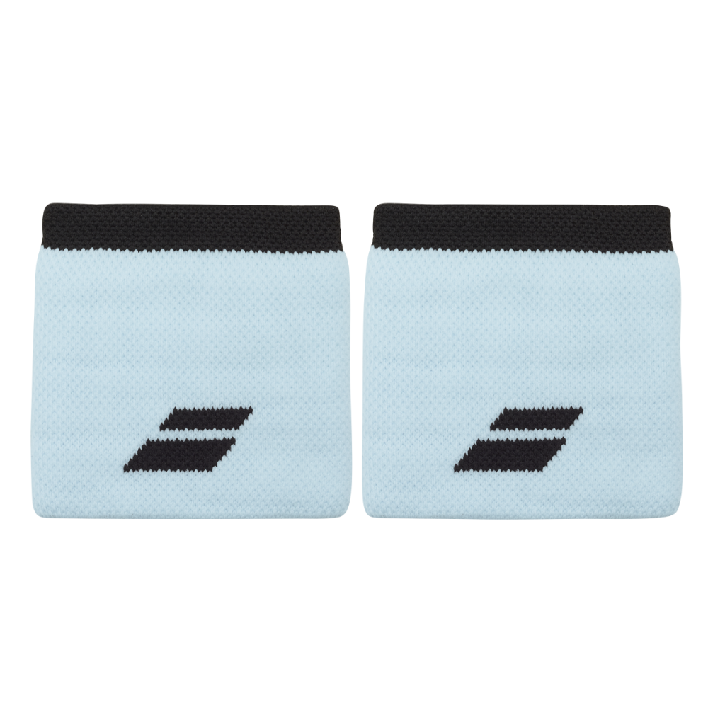 Babolat Logo Blue Terry Wristbands x2 - Esprit Padel Shop