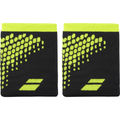 Babolat Logo Jumbo Wristbands Black/Yellow x2