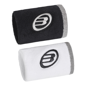 Poignets Éponge Bullpadel BPMU266 I Blanc/Noir x2 - Esprit Padel Shop