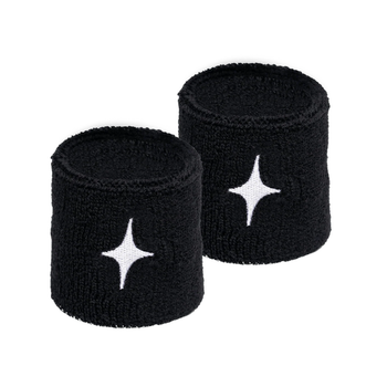 Poignets Éponge Starvie Star Noir x2 - Esprit Padel Shop