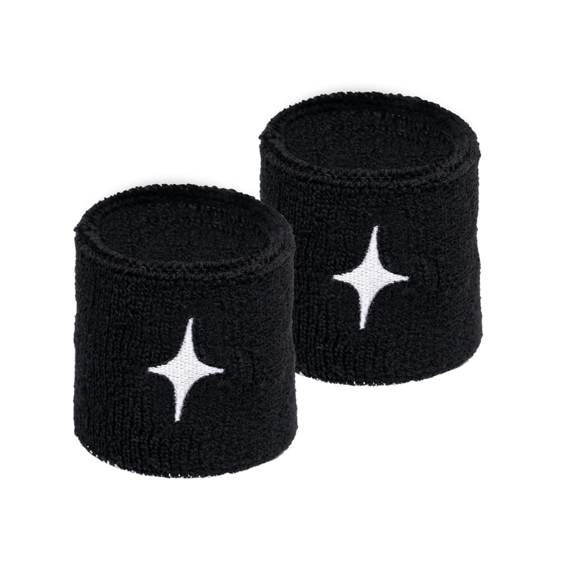 Poignets Éponge Starvie Star Noir x2 - Esprit Padel Shop