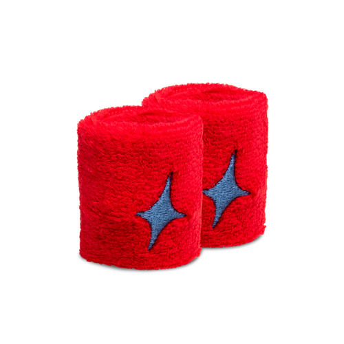 Poignets éponge Starvie Star Rouge X2 - Esprit Padel Shop