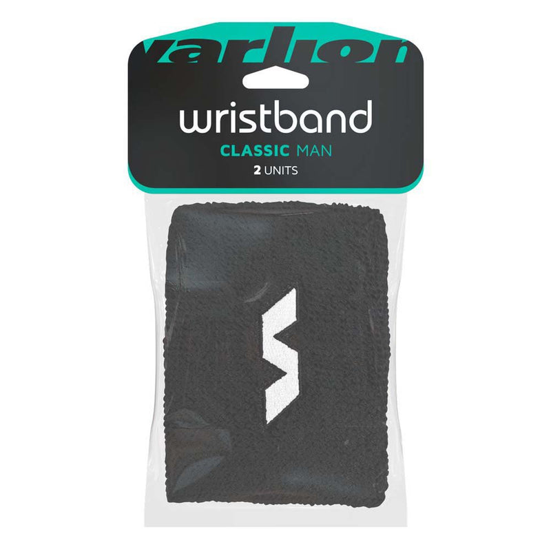 Poignets éponge Varlion Classic Long Noir - Esprit Padel Shop