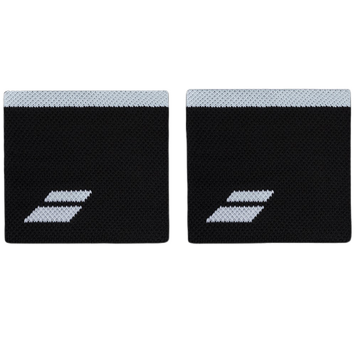Poignets Éponge Babolat Logo Jumbo Court Noir/Blanc 2024 - Esprit Padel Shop