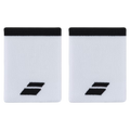 Babolat Jumbo Logo Wristbands White/Black x2
