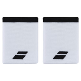 Poignets Éponge Babolat Logo Jumbo Noir/Blanc 2024 - Esprit Padel Shop