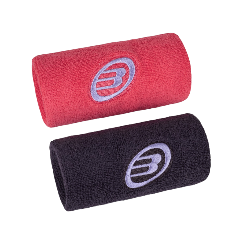 Poignets éponge Bullpadel BPMU243I Bleu Marine/Rose - Esprit Padel Shop