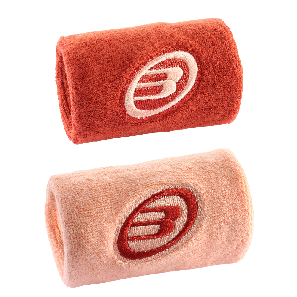 Bullpadel BPMU 263 Orange/Pink Sweat Wristbands - Esprit Padel Shop