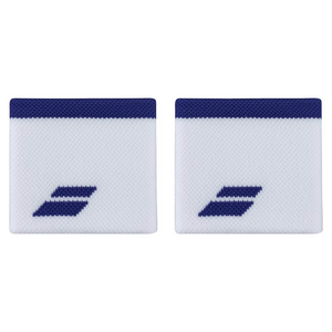 Poignets Éponge Babolat Logo Blanc/Bleu - Esprit Padel Shop