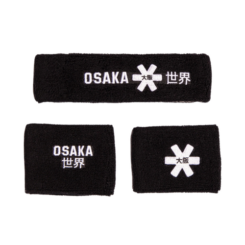 Poignets éponge et Bandeau éponge Osaka Blanc - Esprit Padel Shop