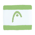 Poignets Éponge Head 2.5" Striped  Vert/Blanc x2