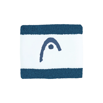 Poignets Éponge Head 2.5" Stripped Blanc/Bleu - Esprit Padel Shop