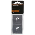 Muñequeras de rizo Head 2.5" Gris x2