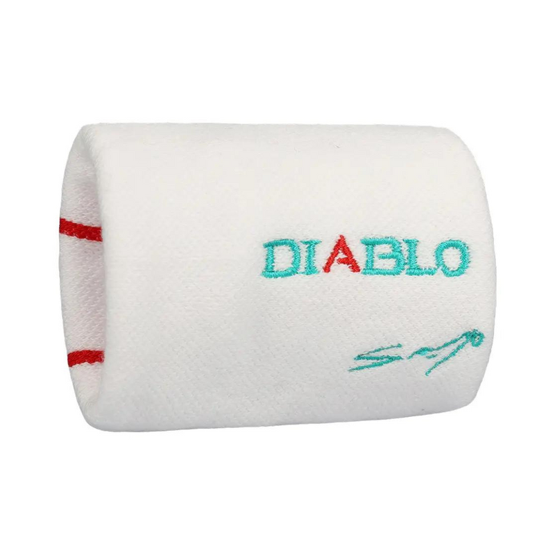 Poignet Éponge Siux Diablo Sanyo Blanc recto - Esprit Padel Shop