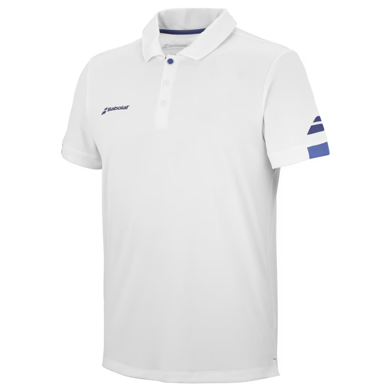 Polo Babolat Play Blanc - Esprit Padel Shop