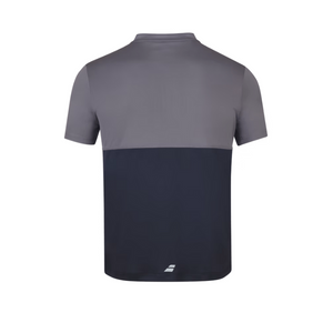 Polo Babolat Play Men Noir/Gris Dos - Esprit Padel Shop