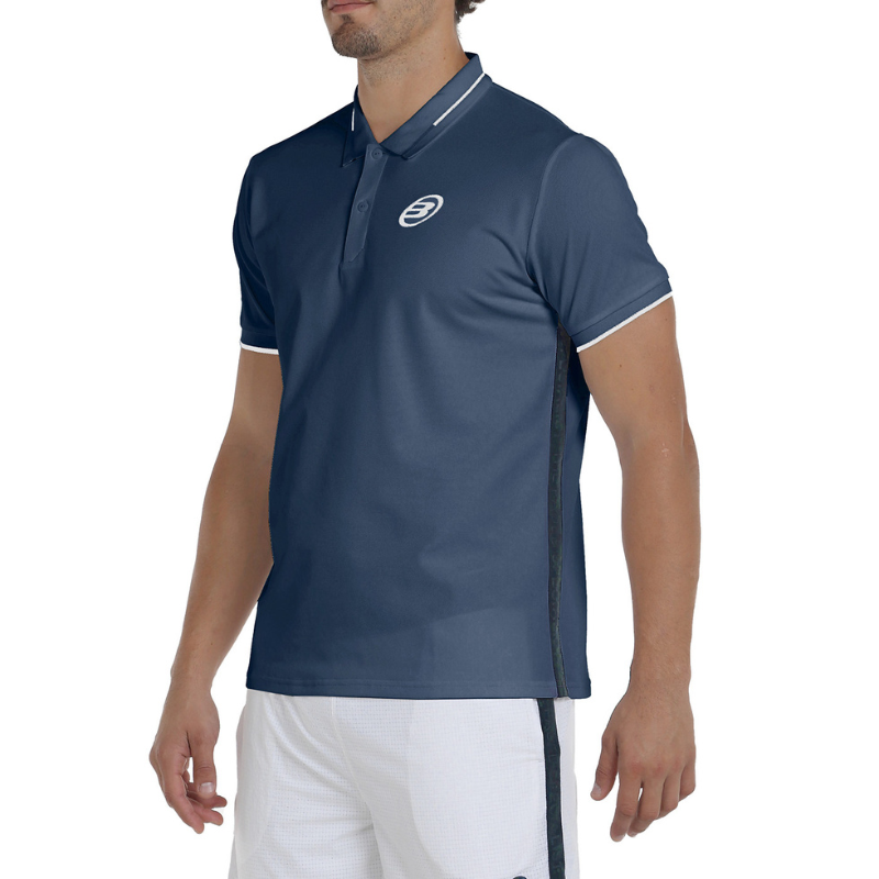 Polo Bullpadel Leiro 25V Bleu Marine - Esprit Padel Shop