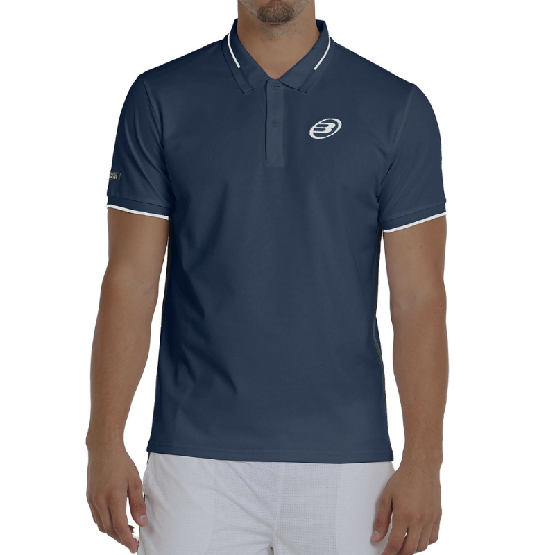 Polo Bullpadel Leiro 25V Bleu Marine - Esprit Padel Shop