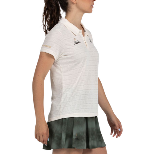 Polo Bullpadel Payerne Blanc Femme - Esprit Padel Shop