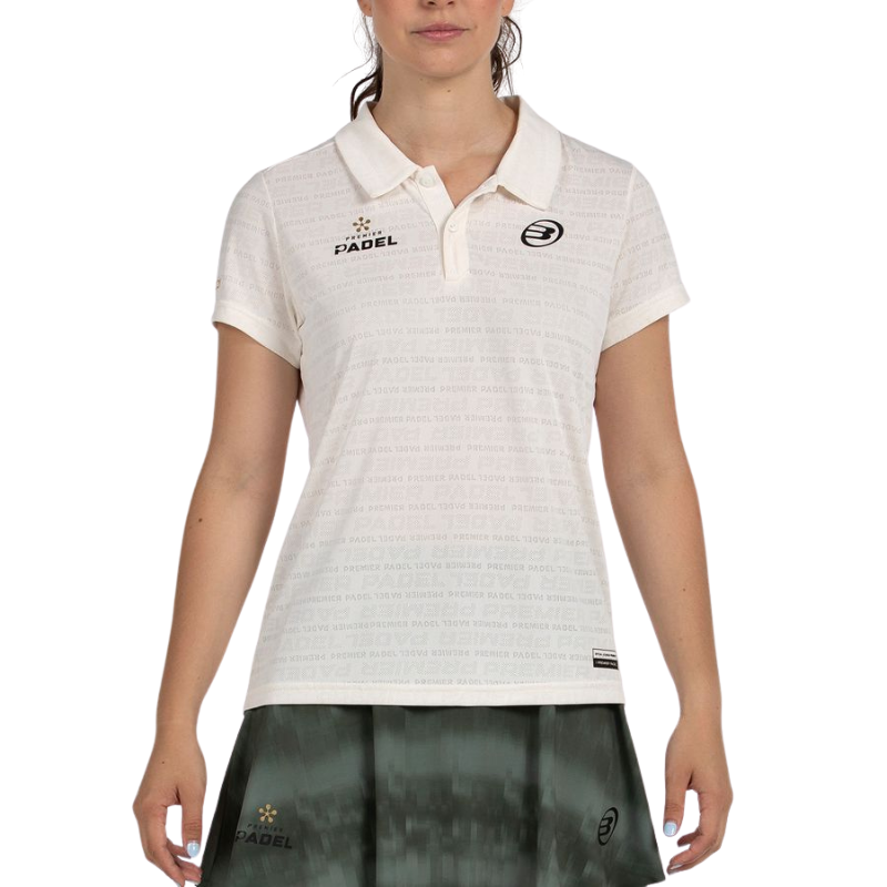 Polo Bullpadel Payerne Blanc Femme - Esprit Padel Shop