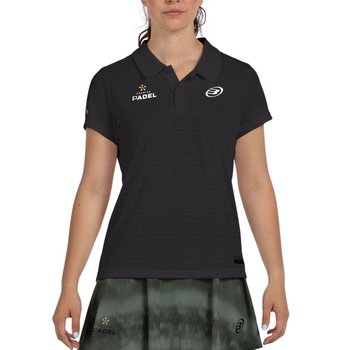 Polo Bullpadel Payerne Noir Femme - Esprit Padel Shop
