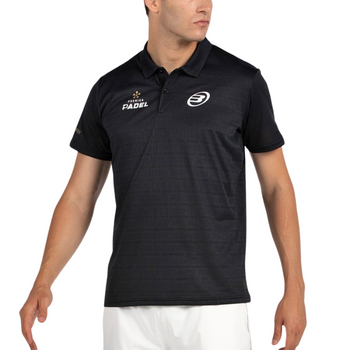 Polo Bullpadel Pompier Noir - Esprit Padel Shop