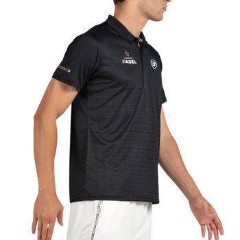 Polo Bullpadel Pompier Noir - Esprit Padel Shop
