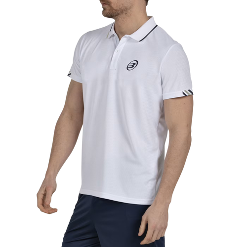 Polo Bullpadel Tasel Blanc - Esprit Padel Shop
